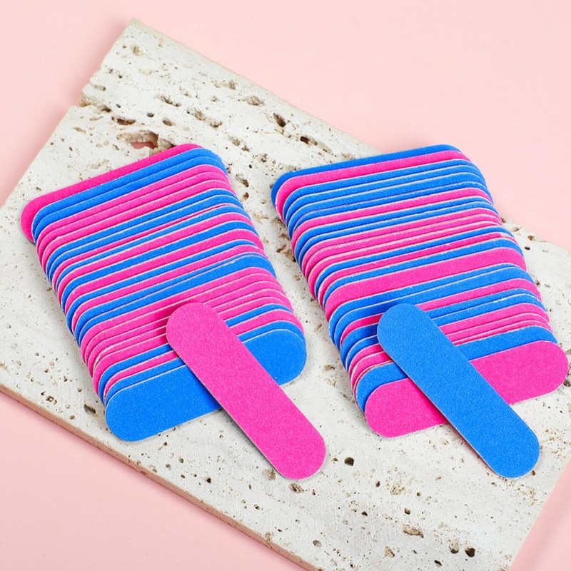 200 Pcs Mini Nail File, Disposable Professional Nail Files for