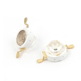 IIVVERR 2 Pcs Red Infrared Light Emitting Diode Chip LED 3W 300LM (2 Unidades de infrarrojos rojo LED de diodo emisor de luz 3W 300LM