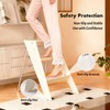 Acrylic 3 Step Ladder Folding Step Stool for Adults Foldable