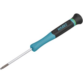 HAZET Electronic Screwdriver 811EL-T/7, 7-Piece with Internal Torx Profile, 2-Component Handle, for Various Screwing Works, Length 205 mm, Sizes SW5-15