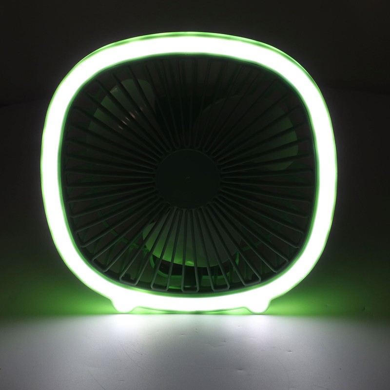 Desktop Fan Power Adjustable Low Noise Rechargeable Mini Portable Vertical