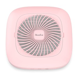 MelodySusie Nail Dust Collector,Spro Powerful 4000RPM Turbo Brushless Motor Vacuum Fan Dust Collector with Reusable Filter,Powerful Dust Suction Machine for Nail Techs & Acrylic Nail Polishing,Pink