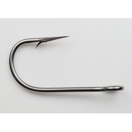 Mustad 10 Mustad Stainless Steel Open Eye Siwash Hooks 9510XXXS-9/0-1