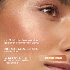 Senso Naturale Nourishing Solid Contouring Face Illuminator, Contour Pen with Shea Butter, Murumuru, Cocoa and Precious Vegetable Oils, 100% Natural and Vegan (Bronze Gold (Bronze))