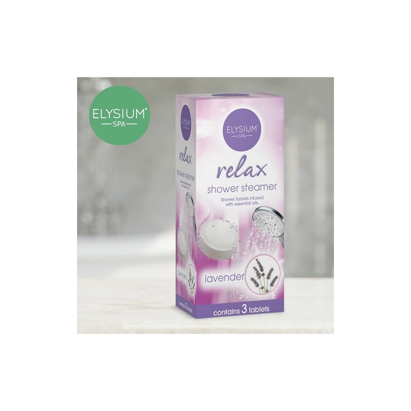 Elysium Spa Shower Steamers Infused with Essential Oils – Lavender