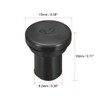 sourcing map SPR-092 Plug Insert for Cable Gland Rubber 9.2