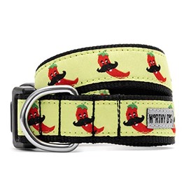 The Worthy Dog Chili Pepper Collar for Dogs & Puppies Medium