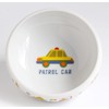 Pottery House Easy to Scoop Bowl, Working Car, White, 5.2
