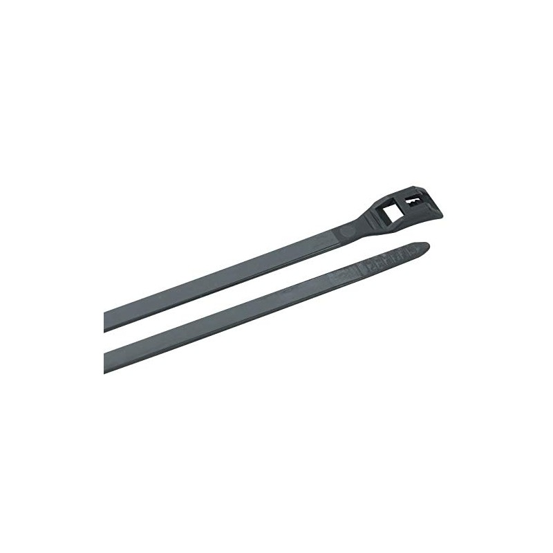 Ancor 199324 Cable Tie, Low Profile, 8", Black, 20pc
