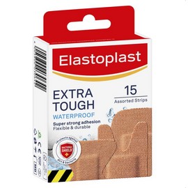 Elastoplast Extra Tough Heavy Fabric Waterproof Assorted 15 Pack