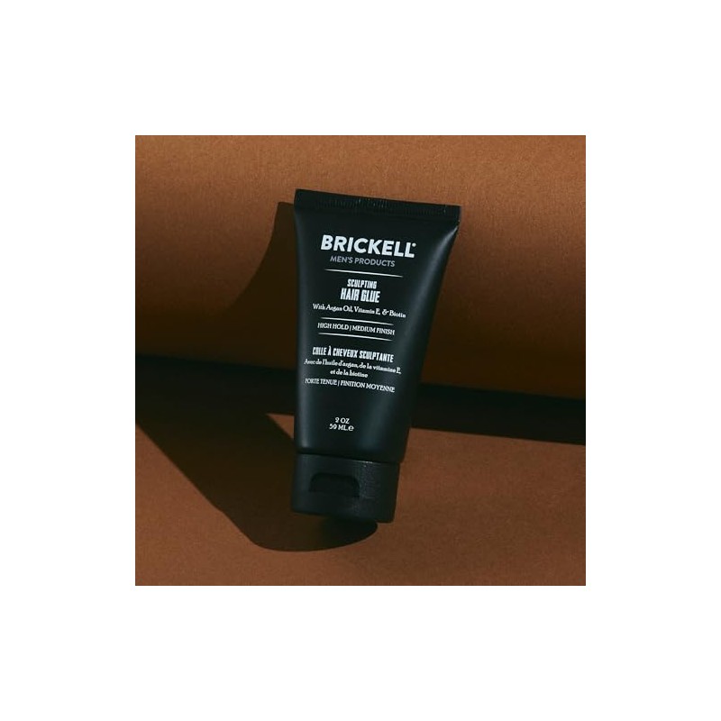 Brickell Men's Products Gamento Para Esculpir el Cabello, Fijación Duradera,