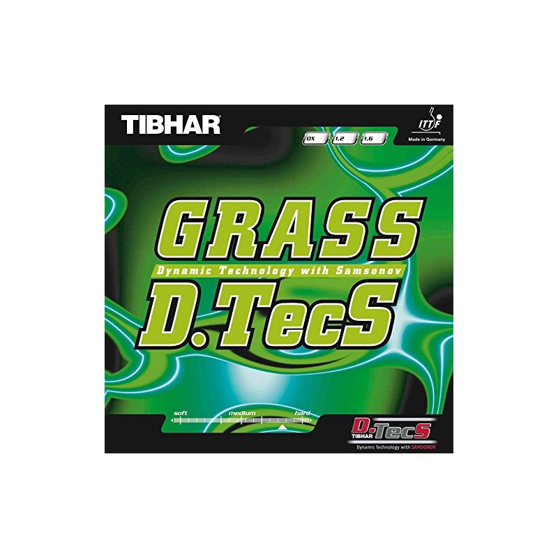 Tibhar Grass D.TecS Rubber Black 1.6 mm
