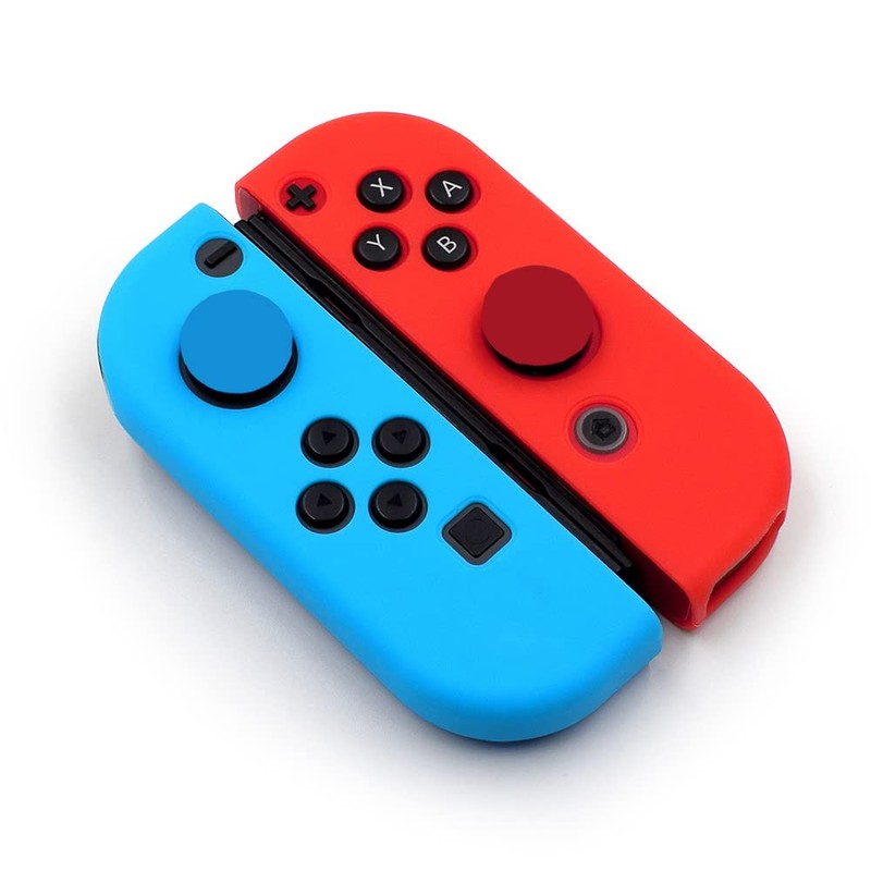 Peziang Switch Controller Skin, Anti-Slip Silicone Grips Covers Soft Ultra-Thin