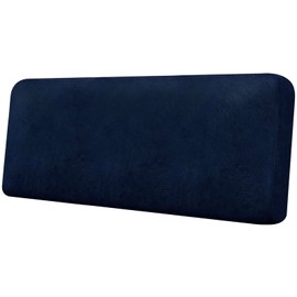 Imnopqr Couch Cushion Covers Leather Look Sofa Covers for 3 Cushion Couch Individual Seat Cushion Covers Stretch Slipcovers Furniture Protector, Pets Friendly(1PCS Sofa Cushion Cover, Navy)