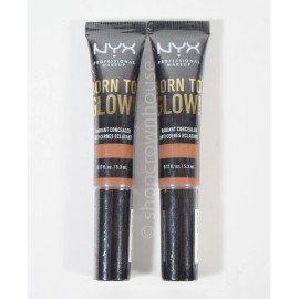 NYX 2 NYX Born to Glow Radiant Concealer 0.17 floz BTGC19 MOCHA