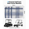 KEMIMOTO Universal Golf Cart Seat Towel Blanket Covers for All