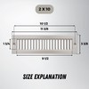 Fits 2x10 Duct Opening | Toe Kick Vent Cover by