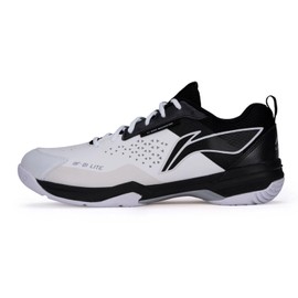LI-NING DF Blade Lite Badminton Shoes, Standard White/Black, Size UK 9