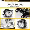LED Fog Lights Lamp Assembly Compatible with Toyota Camry 2007-2013