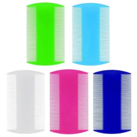 Yumflan Hair Comb, 5 Pcs Double-Sided Fine-Tooth Combs, Dandruff Removal Hair Combs for Adults and Kids