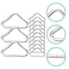 Gatuida Pack of 30 Triangle Trampoline Parts Portable Triangle Buckles