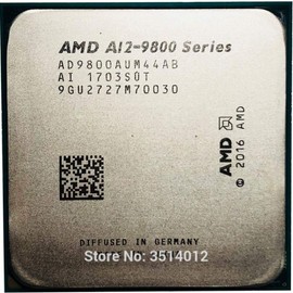 AMD A12-Series A12-9800 A12 9800 3.8 GHz Quad-Core CPU Processor AD9800AUM44AB Socket AM4