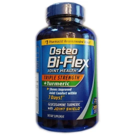 Osteo Bi-Flex, Triple Strength + Turmeric, 200 Tablets, with Glucosamine HCI and