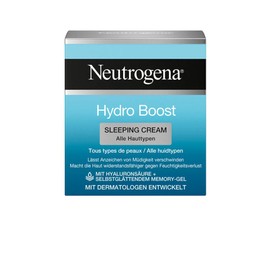 Neutrogena Hydro Boost Sleeping Cream Night Cream with Hyaluronic Gel Complex and Self-Smoothing Memory Gel Formula 50 ml