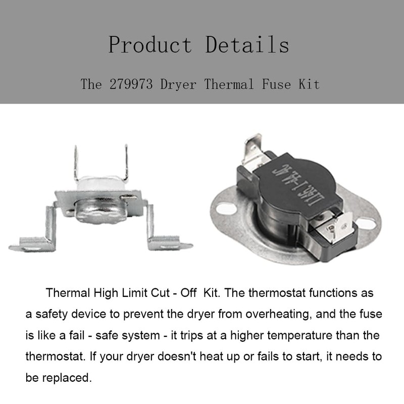 Heating Element Kit for Maytag (Bravos) Dryer MEDB765FW0, MEDB765FC0, MEDB835DW4,