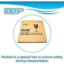 HQRP 10-3/4 inch Glass Turntable Tray Compatible with Sharp R1F80W R1M50 R1M50A R200LW R201 R4180WA R4180Y R4180YA R4275 R4280 R4280A R2A47 R2A52B R2A54 R2A54 R2A82B Microwave Oven Cooking Plate