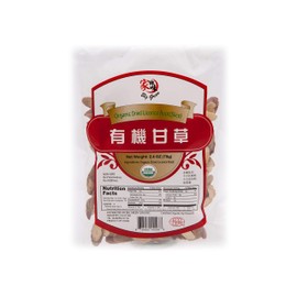 Big Green Organic Dried Licorice Root 有机甘草Chinese Herb Tea 2.4oz