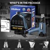 ROMECH 1500W Heavy Duty Heat Gun, Variable Temperature Control Hot