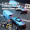 Hotfree 1/64 Mini RC Monster Truck with RV 2.4GHz Remote