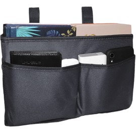 Sugaroom Bedside Storage Caddy, Bunk Bed Organizer Bed Storage Pocket Bedside Organizer Hanging Bed Storage Caddy for College Dorm Room, Hospital Bed Rails, Baby Bed, Camp