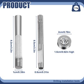 Rivet punching installation tool