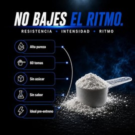 ForzaTech Beta Alanina 100% de Alta Pureza en Polvo 300g Pre Entreno Precursor de l Carnosina Sin saborizantes, Sin excipientes