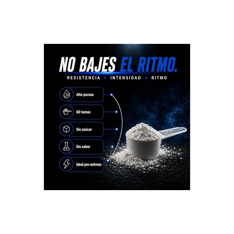ForzaTech Beta Alanina 100% de Alta Pureza en Polvo 300g
