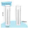 100pzs Tubos De Barra Labial De Labios Translúcidos De 5ml