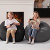 Homguava Bean Bag Chair,Teardrop Bean Bags for Teens Beanbag Chair