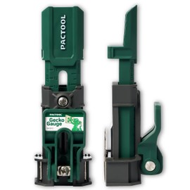 Pactool Universal Gecko Gauge Siding Tool – One-Person Installation for Hardie® Fiber Cement & LP® SmartSide® Engineered Wood, Durable Grip, Heavy-Duty Support for 12’ & 16’ Planks