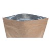Bolsa Czipper Kraft Laminada 454g Cválvula Para Café 100pz