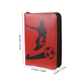 WHAMVOX Versatile Sports Card Binder Football Card Holder Protective Sleeves Baseball Basketball Collectible Trading