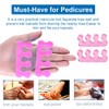 ZaxSota Pedicure Toe Separators for Bunion Relief & Nail Polish