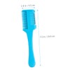 Healeved 4pcs Dual-sided Hair Thinning Razor Comb for Thick Hair