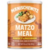 Manischewitz Matzo Meal, 16oz Resealable Canister | Perfect for Coating