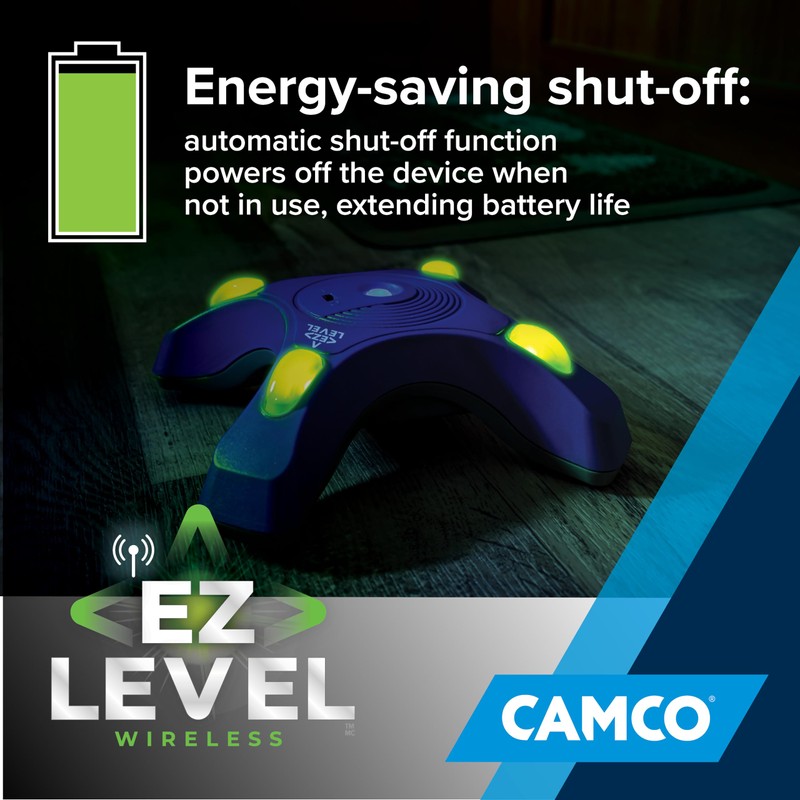 Camco Camper/RV EZ Level - Features Illuminated Indicator Lights &