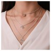 Erimberate Bohemian Layered Lotus Pendant Necklace Lotus Flower Choker Necklace