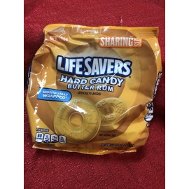 Lifesavers Two Big Bags Lifesavers Hard Candy Butter Rum Individually Wrapped 14.5 Oz Each