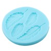 Feather Silicone Molds Peacock Feather Fondant Chocolate Mold