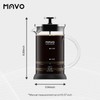 French Press Coffee Maker Stainless Steel Cold Brew Heat Resistant